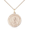 14kt Gold Filled St. Francis de Sales Patron Saint Medal Necklace 3/4 x 5/8 inches on 18 inch chain by Bliss