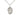 Sterling silver St. Gabriel the Archangel patron saint medal necklace - medium 3/4 x 1/2 inch - 18 inch curb chain - Bliss Manufacturing