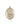 14kt solid gold St. George paratrooper medal pendant 3/4 x 1/2 inch handcrafted by Bliss Manufacturing