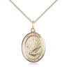 14kt Gold Filled Holy Spirit dove pendant necklace with 18 inch chain, handmade by Bliss Manufacturing