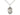 Sterling silver St. Hubert of Liege patron saint medal necklace with 18 inch chain, 3/4 x 1/2 inch pendant, handcrafted in USA by Bliss Manufacturing