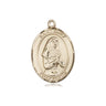 14kt Solid Gold St. Emily De Vialar Medium Patron Saint Medal Pendant by Bliss Manufacturing