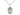 Sterling Silver St. John the Baptist patron saint medal necklace, 3/4 x 1/2 inch medium oval pendant with 18 inch chain by Bliss Manufacturing USA
