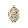 14kt Solid Gold St. Raymond Nonnatus Patron Saint Medal Pendant 3/4 inch by 1/2 inch by Bliss