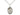 Sterling Silver St. Rose of Lima Patron Saint Medal Necklace 3/4 x 1/2 inches with 18 inch Chain by Bliss