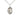 Sterling Silver St. Theresa Patron Saint Medal Necklace 3/4 x 1/2 inch with 18 inch chain by Bliss