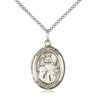 Sterling silver Maria Stein shrine pendant necklace 3/4 x 1/2 inch with 18 inch chain by Bliss Manufacturing