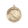 14kt Solid Gold Madonna Del Ghisallo Medal Pendant 3/4 x 5/8 Handcrafted USA by Bliss Manufacturing