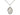 Sterling silver St. Elizabeth Ann Seton patron saint medal necklace with 18 inch curb chain, handcrafted by Bliss