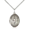 Sterling Silver Our Lady of Knock Catholic Medal Necklace 3/4 inch by Bliss USA