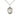 Sterling silver St. Hildegard von Bingen patron saint medal necklace, 3/4x1/2 inch pendant on 18 inch chain, handcrafted by Bliss Manufacturing USA