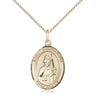 Gold Filled St. Wenceslaus patron saint medal necklace 3/4 inch on 18 inch chain by Bliss Manufacturing