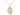 Gold Filled Our Lady of Lourdes Medal Necklace 3/4 inch pendant on 18 inch curb chain by Bliss