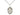Sterling Silver Our Lady of Lourdes Medal Necklace 3/4x1/2 inch pendant on 18 inch chain handcrafted by Bliss Manufacturing