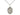 Sterling Silver Our Lady of Mercy Medal Necklace 3/4x1/2 inch pendant on 18 inch chain by Bliss