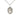 Sterling Silver Our Lady of Consolation Medal Necklace 3/4 x 1/2 inch on 18 inch chain handmade by Bliss