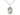 Sterling Silver St. Aedan of Ferns Patron Saint Medal Necklace 3/4 x 1/2 inch on 18 inch Chain by Bliss