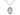 Sterling silver Our Lady of Prompt Succor pendant necklace, 3/4x1/2 inch medal on 18 inch curb chain, handmade by Bliss Manufacturing USA