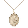 14kt Gold Filled St. Joseph of Arimathea patron saint medal necklace with 18 inch curb chain by Bliss