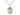 Sterling Silver Our Lady of Olives Medal Necklace 3/4 inch x 1/2 inch pendant on 18 inch chain by Bliss