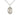 Sterling Silver St. Roch Catholic patron saint medal necklace 3/4 inch pendant 18 inch chain Bliss