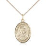 14kt Gold Filled St. Joseph Freinademetz Medal Necklace 3/4 x 1/2 inches with 18 inch chain by Bliss