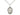 Sterling Silver St. Catherine of Sweden patron saint medal necklace, 3/4 x 1/2 inch pendant, 18 inch chain, handcrafted by Bliss Manufacturing USA