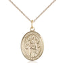 14kt Gold Filled St. Felicity Patron Saint Medal Necklace 3/4 x 1/2 inch on 18 inch Chain by Bliss