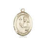 14kt Solid Gold St. Regis Medal Pendant 3/4 x 1/2 inches handcrafted by Bliss USA