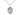 Sterling silver Our Lady of Assumption medal necklace 3/4 inch by 1/2 inch on 18 inch chain by Bliss