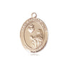 14kt solid gold St. Margaret Mary Alacoque patron saint medal pendant 3/4 inch by Bliss