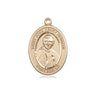 14kt Solid Gold Blessed John Henry Newman Patron Saint Medal Pendant 3/4 x 1/2 Inches Handcrafted by Bliss