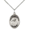 Sterling Silver Blessed John Henry Newman Patron Saint Medal Necklace 3/4 x 1/2 Inches 18 Inch Chain Bliss