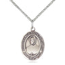 Sterling Silver Blessed Emilie Tavernier Gamelin Medal Necklace 3/4 x 1/2 inch 18 inch Chain Bliss USA