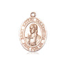 14kt Solid Gold St. Kateri Tekakwitha Medal Pendant 3/4 x 1/2 Inch Handcrafted by Bliss Manufacturing
