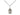 Small sterling silver St. Anthony of Padua patron saint medal necklace with 18 inch chain, 1/2 x 1/4 inch, handmade by Bliss Manufacturing USA