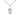 Small sterling silver St. Benjamin patron saint medal necklace with 18 inch curb chain by Bliss Manufacturing USA