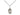 Small sterling silver St. Cecilia patron saint medal necklace 18 inch chain by Bliss Manufacturing