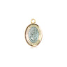 14kt Solid Gold St. Christopher Small Patron Saint Medal Pendant 1/2 x 1/4 inch Bliss USA Made