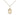 Small 14kt gold filled St. Dennis patron saint medal necklace with 18-inch curb chain by Bliss