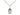 Small sterling silver St. Edward the Confessor patron saint medal necklace with 18 inch curb chain, handcrafted by Bliss Manufacturing USA