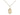14kt Gold Filled St. David of Wales patron saint medal necklace, small 1/2 inch pendant on 18 inch chain, handcrafted by Bliss Manufacturing