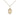 Small 14kt gold filled St. Elmo patron saint medal necklace with 18 inch curb chain, handcrafted by Bliss Manufacturing USA