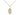 Small 14kt Gold Filled St. George patron saint medal necklace with 18 inch curb chain, handcrafted by Bliss Manufacturing USA