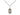 Small Sterling Silver St. George Patron Saint Medal Necklace 1/2 x 1/4 inch on 18 inch Chain by Bliss Manufacturing