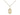 14kt Gold Filled St. Lazarus Small Patron Saint Medal Necklace 1/2 x 1/4 inches on 18 inch Chain by Bliss