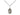 Sterling silver St. Luke the Apostle medal necklace with 18 inch curb chain, handcrafted by Bliss Manufacturing