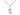Sterling silver St. Louis IX medal necklace with 18 inch curb chain, handcrafted by Bliss Manufacturing