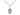 Sterling Silver Our Lady of Loretto Small Medal Necklace 1/2 inch by 1/4 inch on 18 inch Chain by Bliss Manufacturing