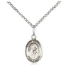 Sterling Silver St. Robert Bellarmine patron saint medal necklace 1/2 x 1/4 inch pendant 18 inch chain Bliss
